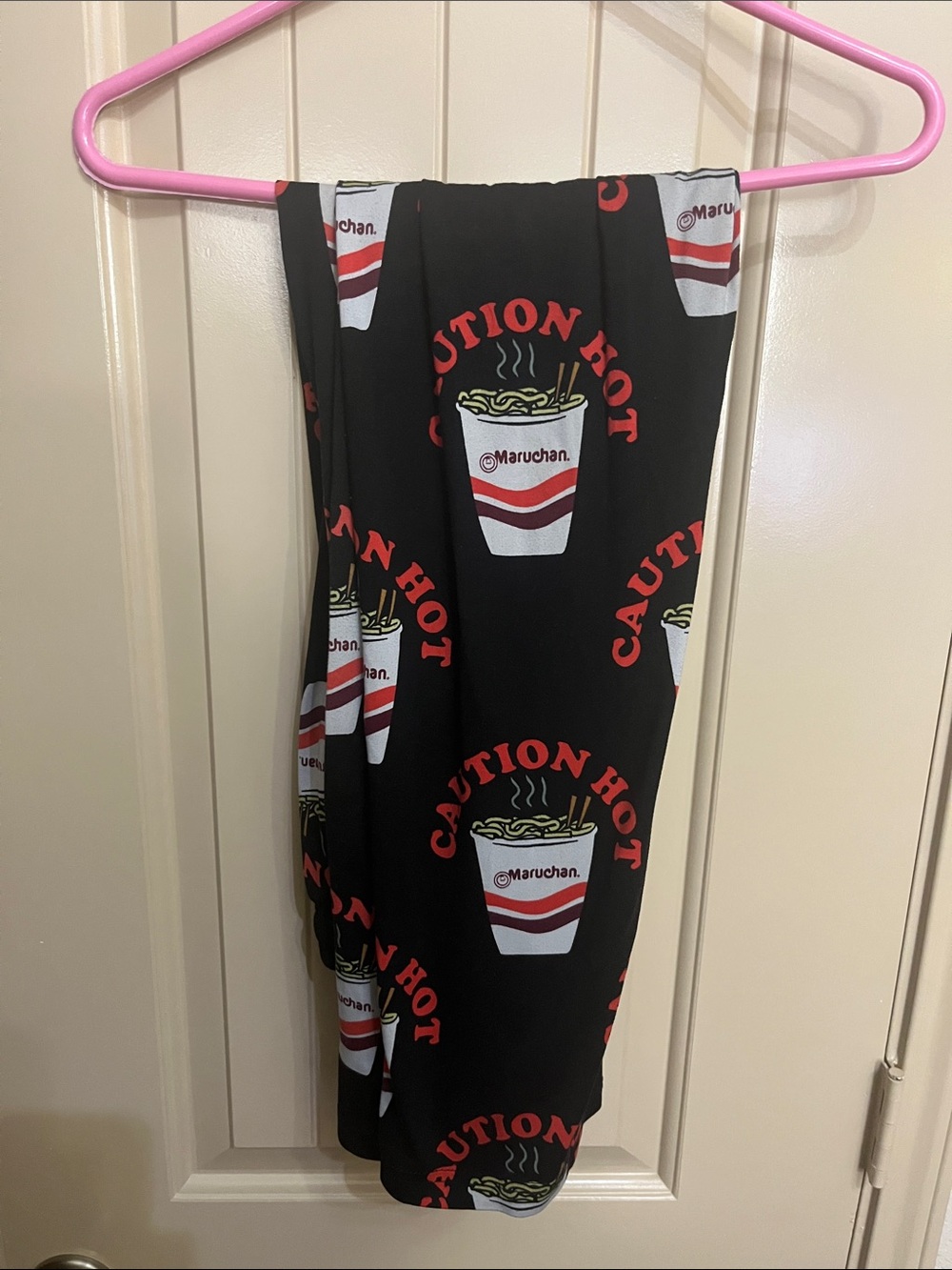 Men’s Black Marichan Ramon Noodles 'Caution Hot' Graphic Sweatpants